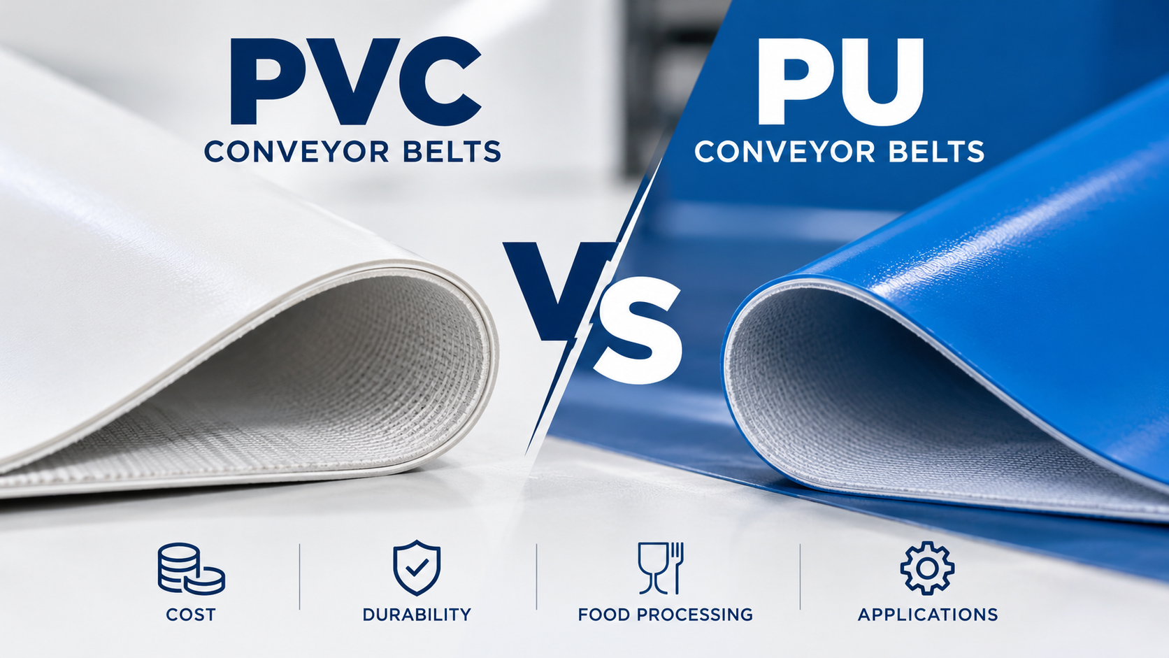 PVC vs PU Conveyor Belts: Which One Should You Choose?